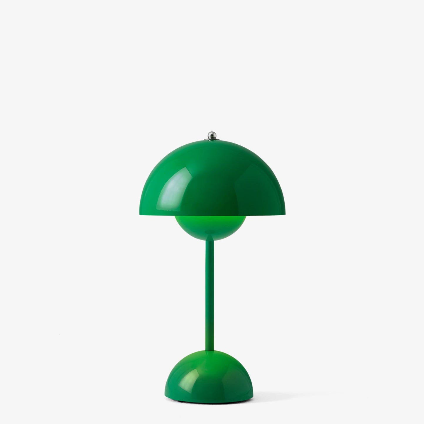 Flowerpot Portable Table Lamp Vp9 by &Tradition #Signal Green