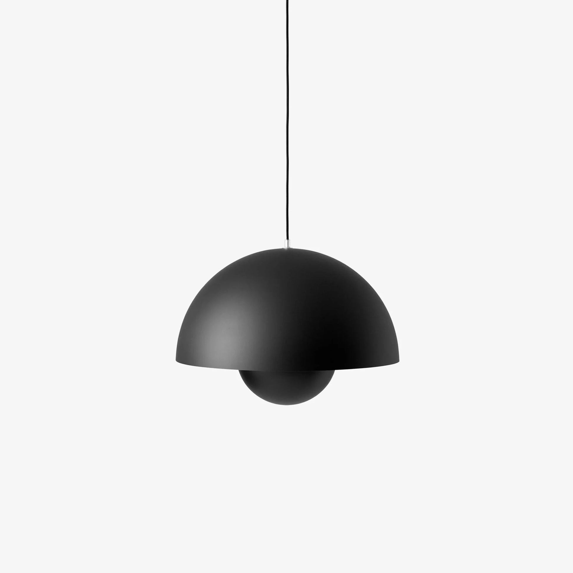 Flowerpot Pendant Lamp Vp2 by &Tradition #Matt Black