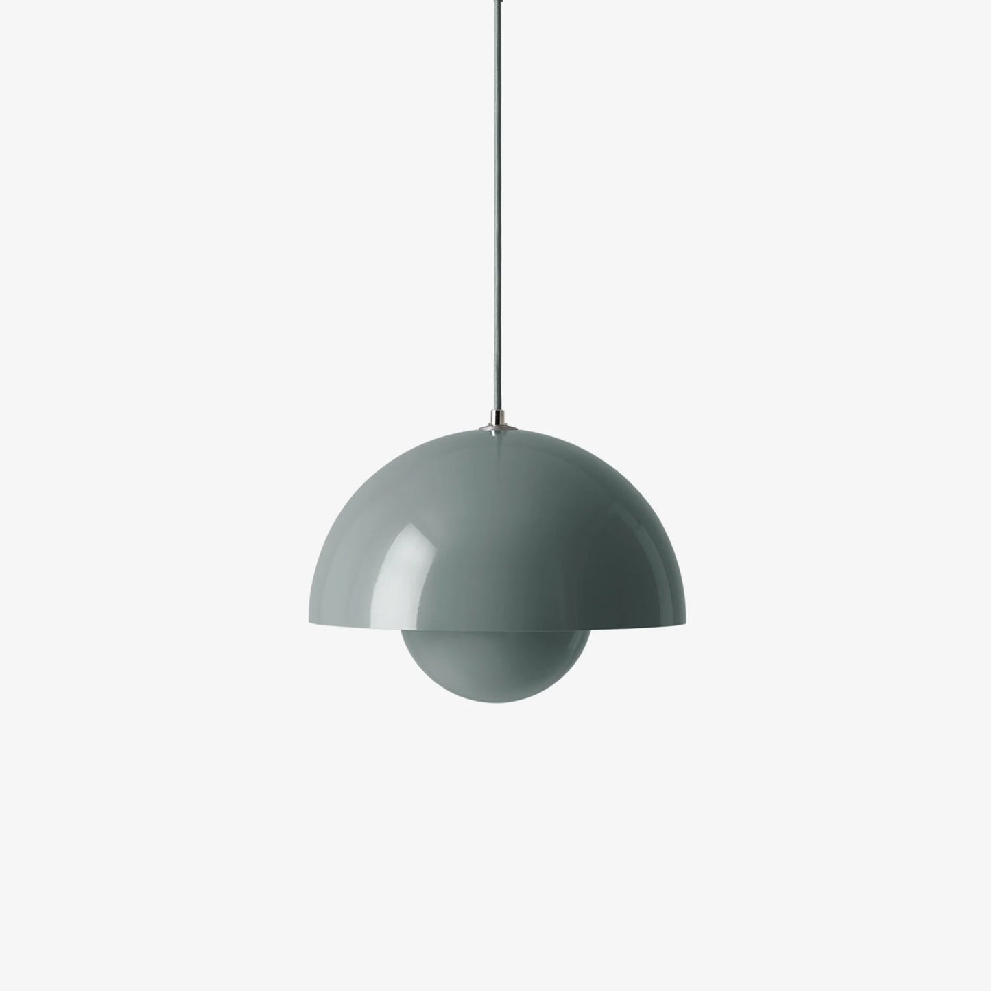 Flowerpot Pendant Lamp Vp2 by &Tradition #Stone Blue