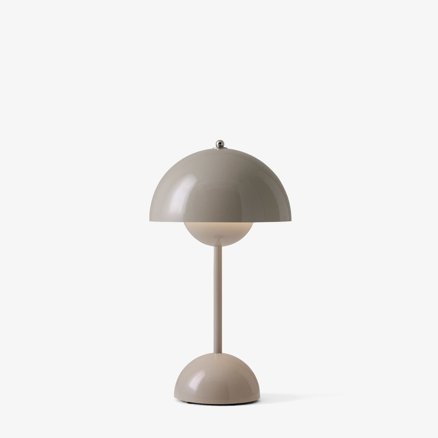 Flowerpot Portable Table Lamp Vp9 by &Tradition #Grey Beige