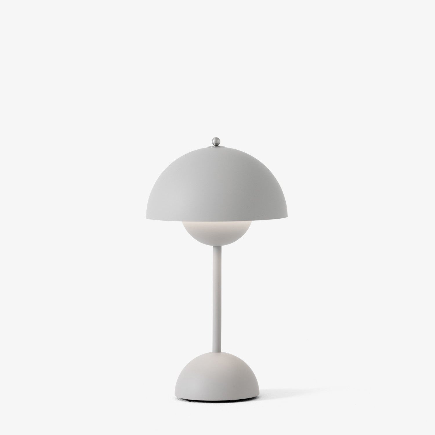 Flowerpot Portable Table Lamp Vp9 by &Tradition #Matt Light Grey