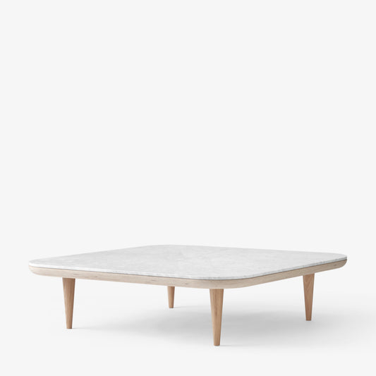 Fly Lounge Table Sc11 by &Tradition #Oiled oak w. Honed Bianco Carrara