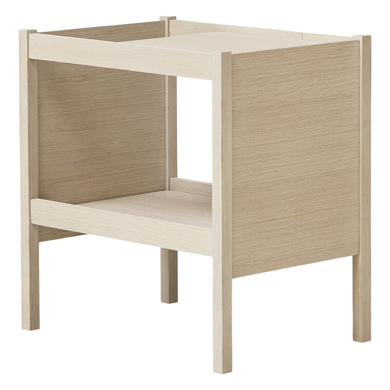 Journal side table by Form & Refine #white oiled oak #