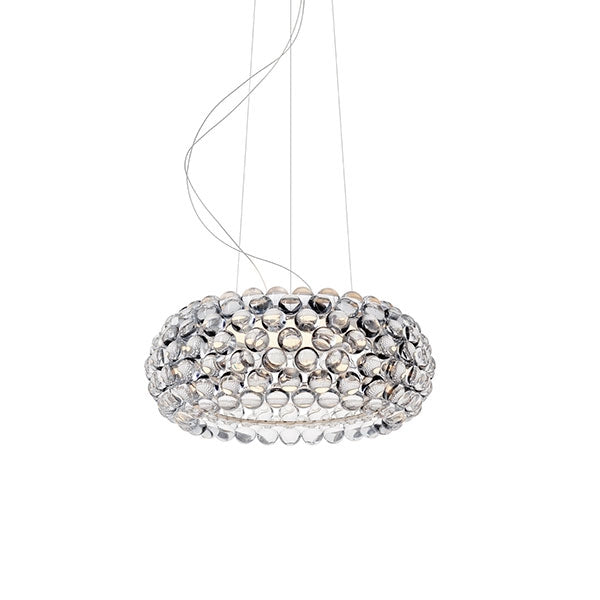 Caboche Plus Pendant Lamp Media by Foscarini #LED Transparent