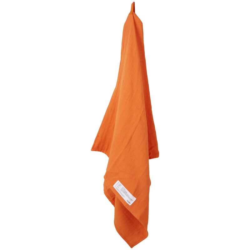 Light Towel bath sheet by Frama #burned orange #
