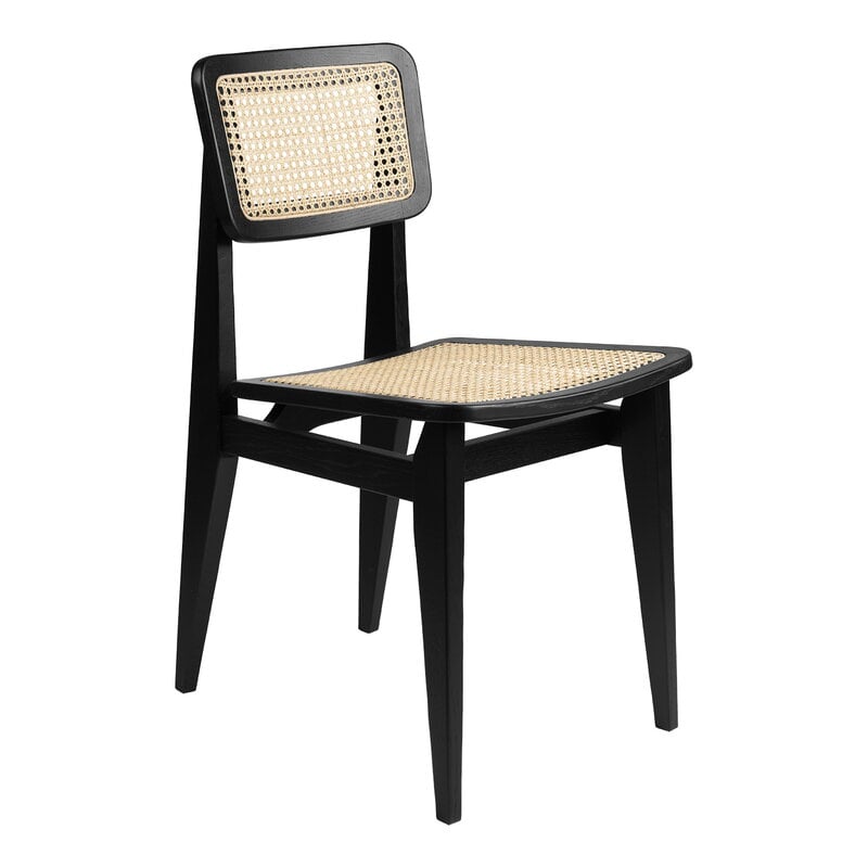 C-Chair by GUBI #cane - black stained oak #