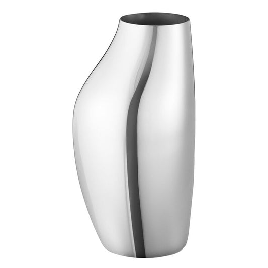 Sky vase by Georg Jensen #27 cm, stainless steel #