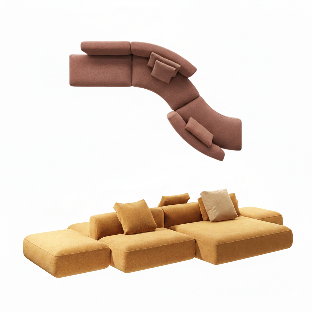 COSY ISLAND-CURVE - Sectional Modular Sofa