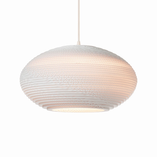 Scraplight Disc 20 Pendant Lamp Medium by Graypants #White