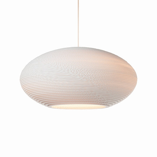 Scraplight Disc 24 Pendant Lamp Large by Graypants #White