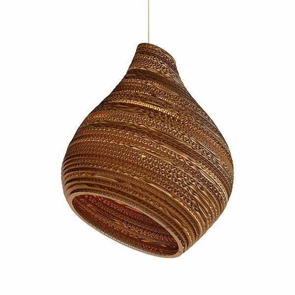 Scraplight Hive 9 Pendant Lamp Small by Graypants #Cardboard