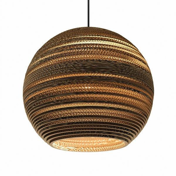 Scraplight Moon 18 Pendant Lamp Large by Graypants #Cardboard