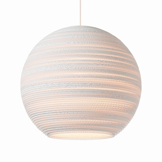 Scraplight Moon 18 Pendant Lamp Large by Graypants #White