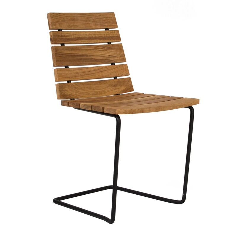 Grinda chair by Skargaarden #teak - black steel #