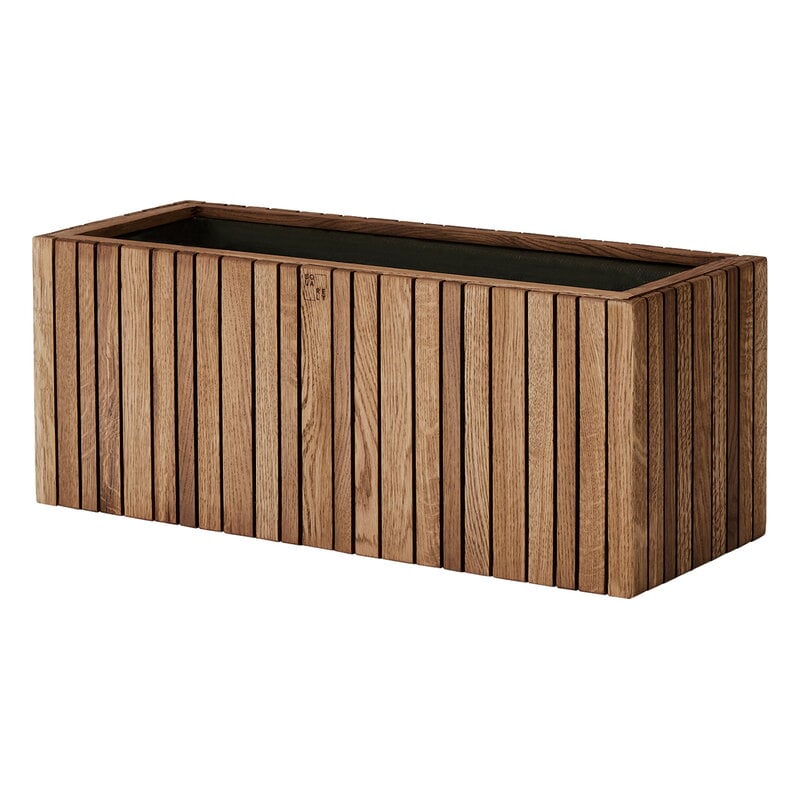 GrowWide planter by Squarely Copenhagen #dark oak #