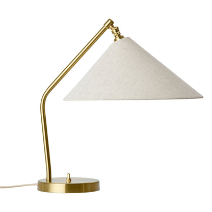 Gräshoppa table lamp, brass - canvas