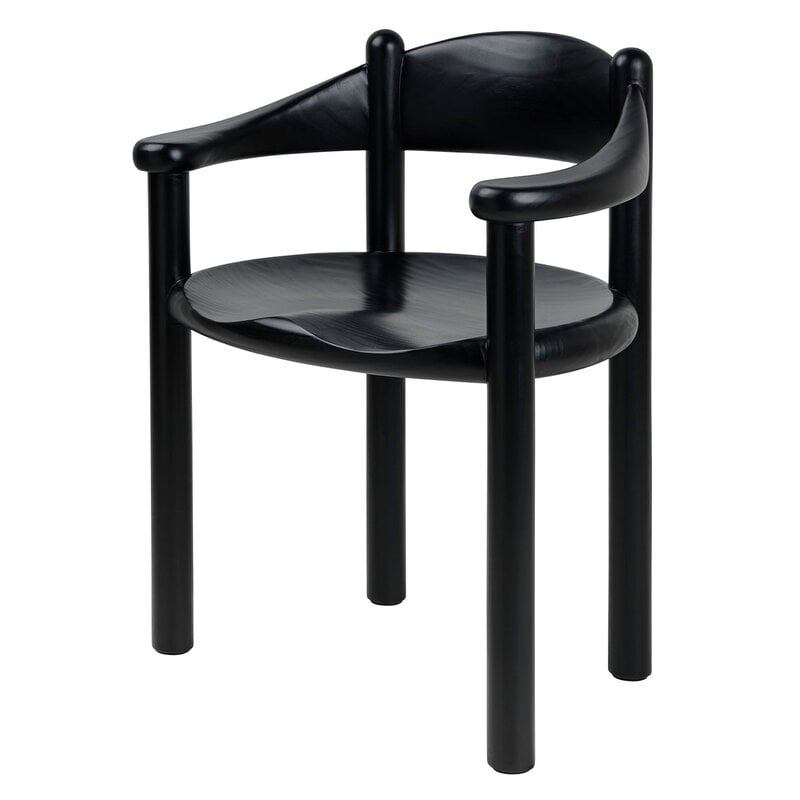 Daumiller armchair by GUBI #black stained pine #