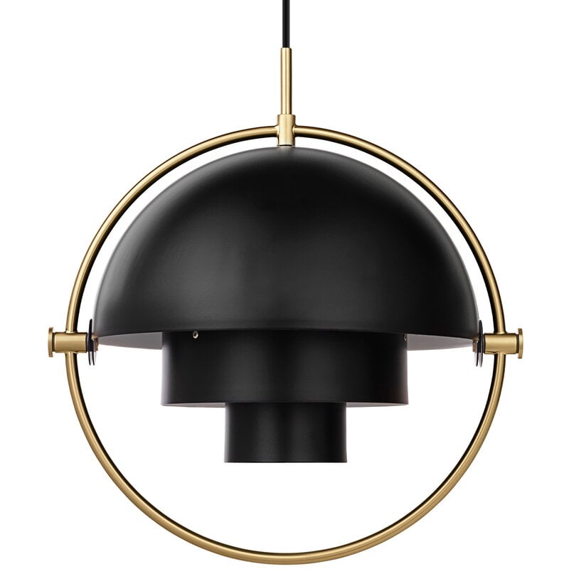 Multi-Lite pendant by GUBI #brass - charcoal black #