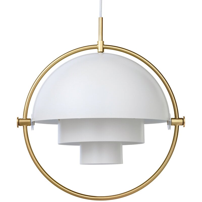Multi-Lite pendant by GUBI #brass - white #