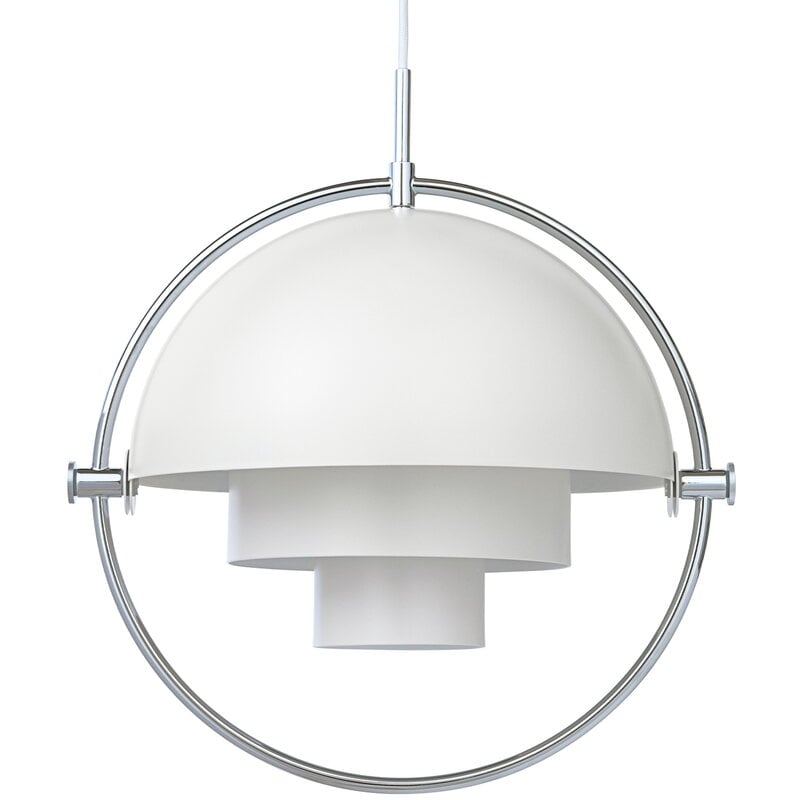 Multi-Lite pendant by GUBI #chrome - white #