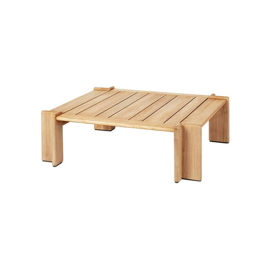 Atmosfera coffee table by GUBI #113 x 100 cm, teak #