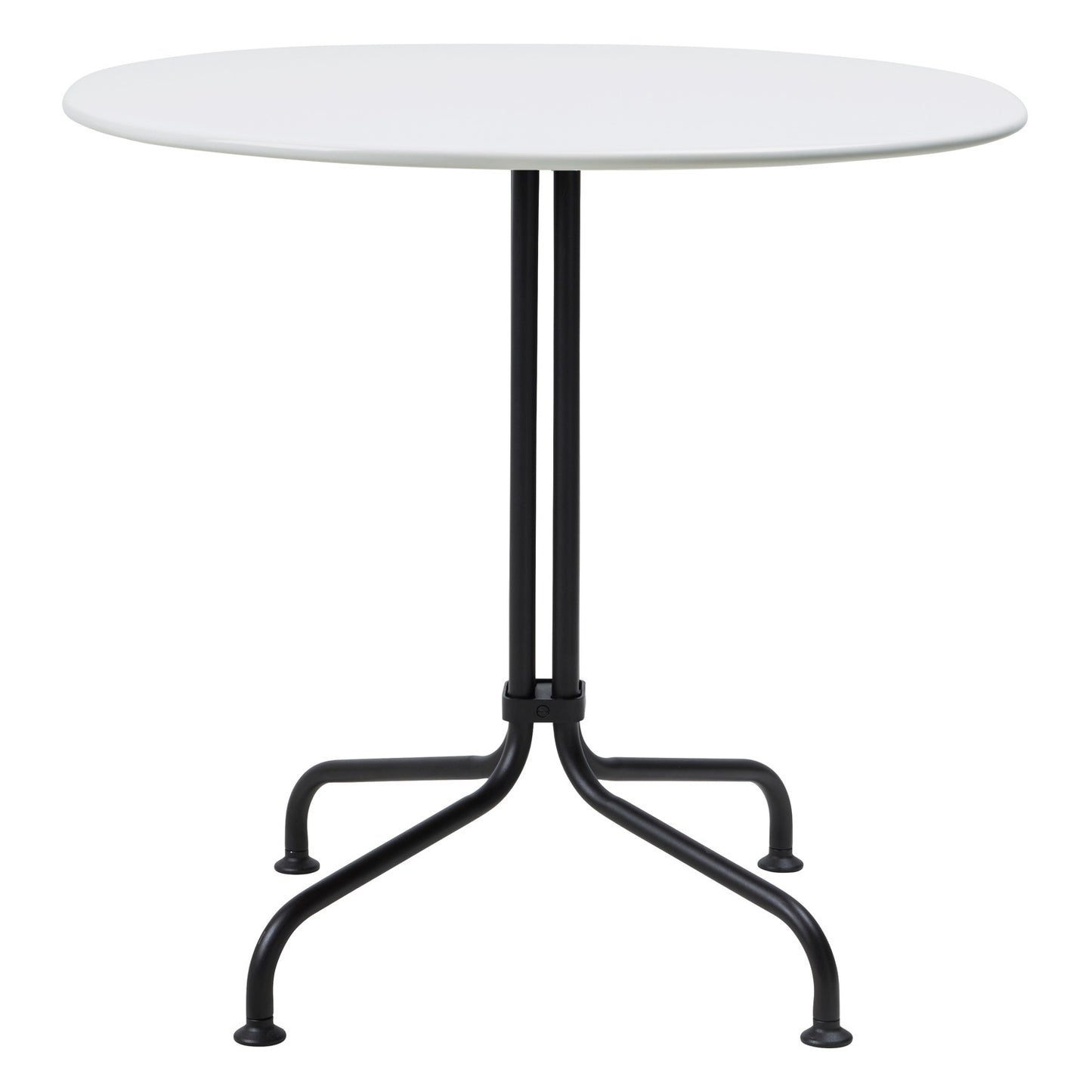 Carmel Bistro dining table, 75 x 75 cm, black - clam white