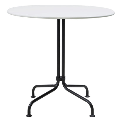 Carmel Bistro dining table, 75 x 75 cm, black - clam white