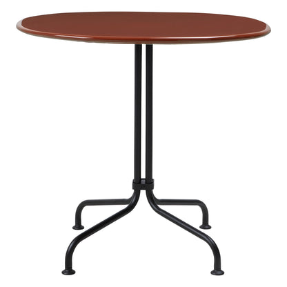 Carmel Bistro dining table, 75 x 75 cm, black - rock red