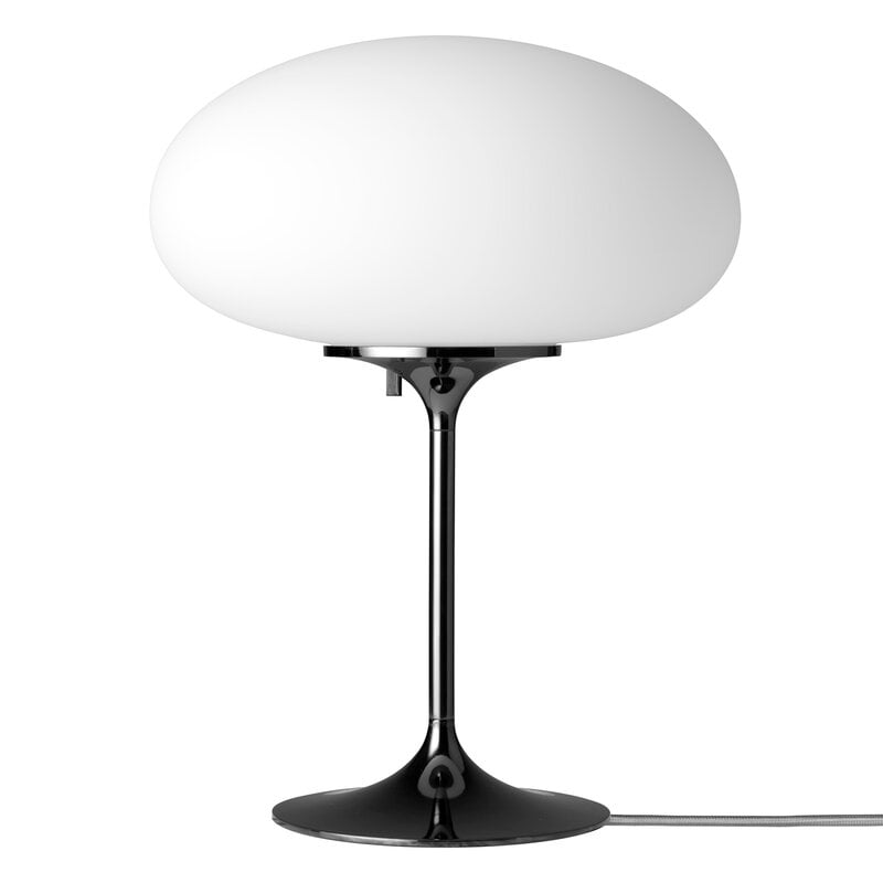 Stemlite table lamp by GUBI #42 cm, dimmable, black chrome #