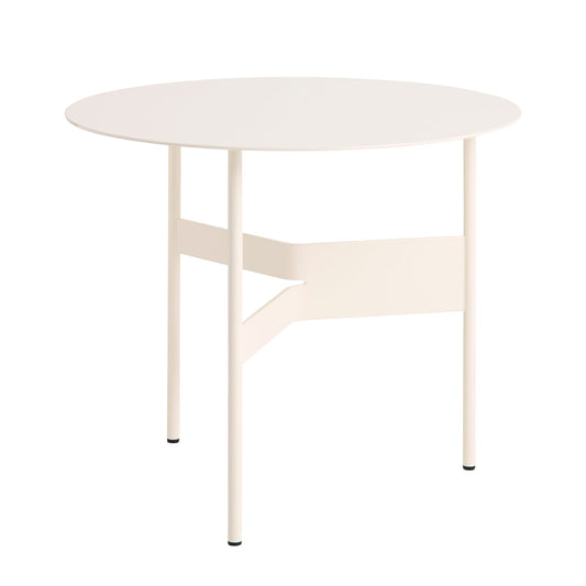 Shim coffee table, diam. 54 cm, h. 44 cm, eggshell