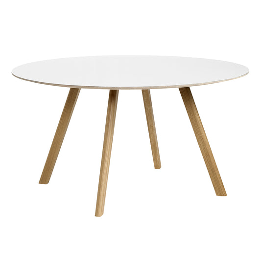 CPH25 2.0 table, 140 cm, lacquered oak - white laminate