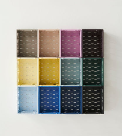 Colour Crate Mini, recycled plastic, 2 pcs, soft blue