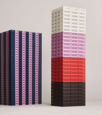 Colour Crate, S, recycled plastic, bordeaux