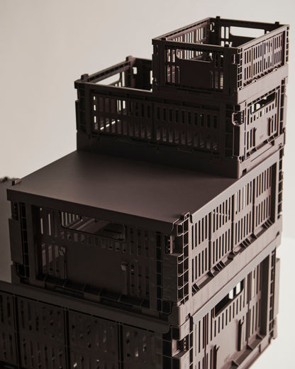 Colour Crate, M, recycled plastic, bordeaux