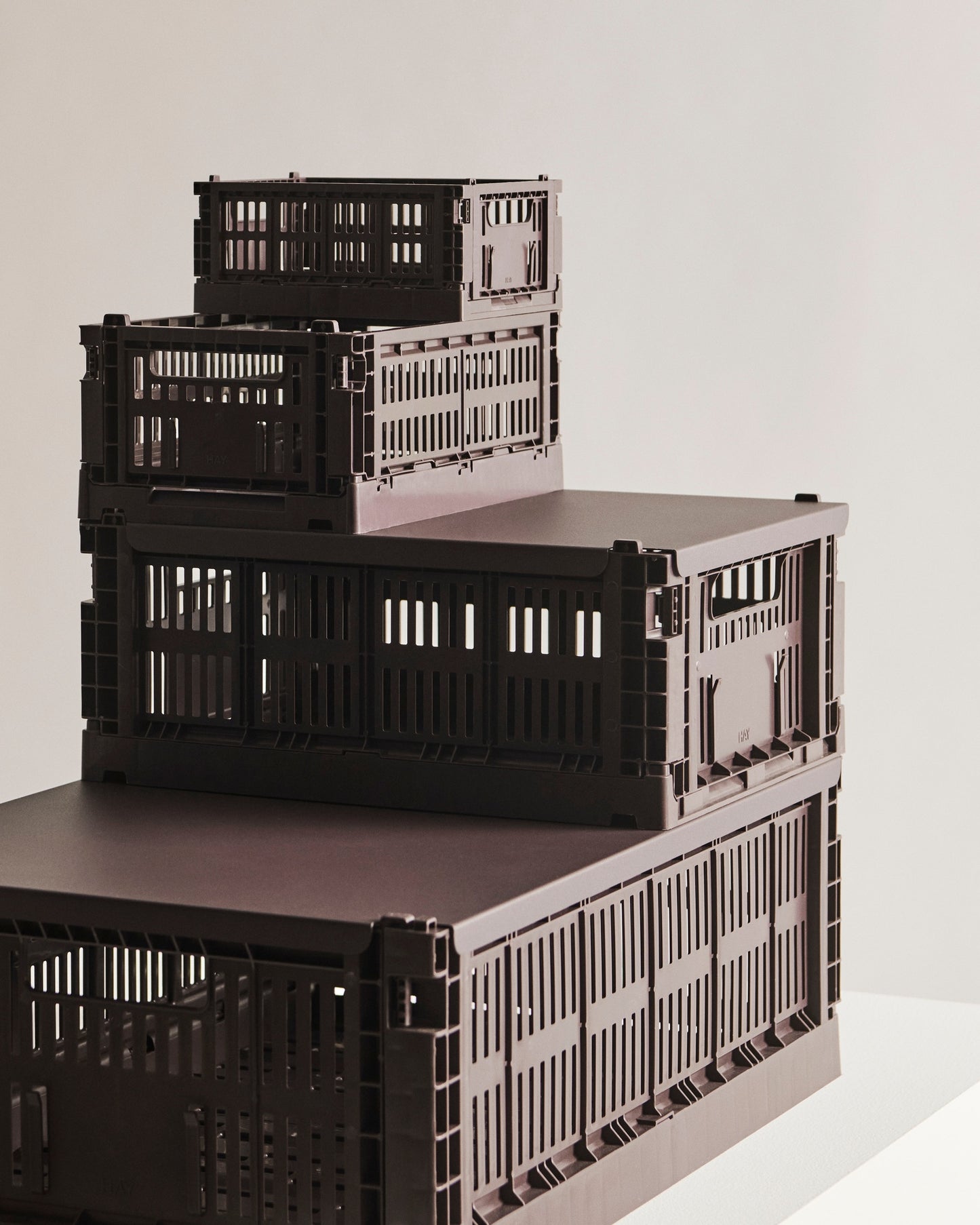 Colour Crate, S, recycled plastic, bordeaux