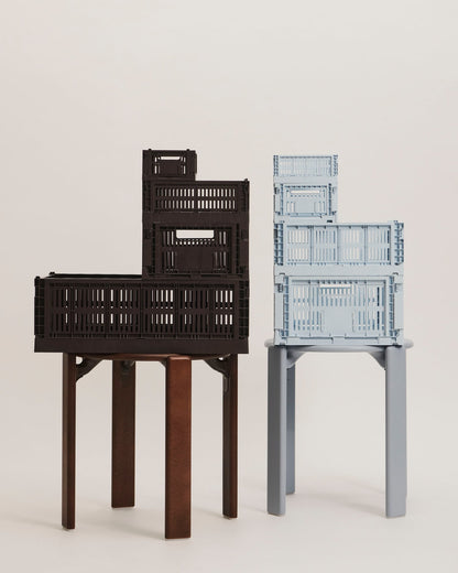 Colour Crate Mini, recycled plastic, 2 pcs, soft blue