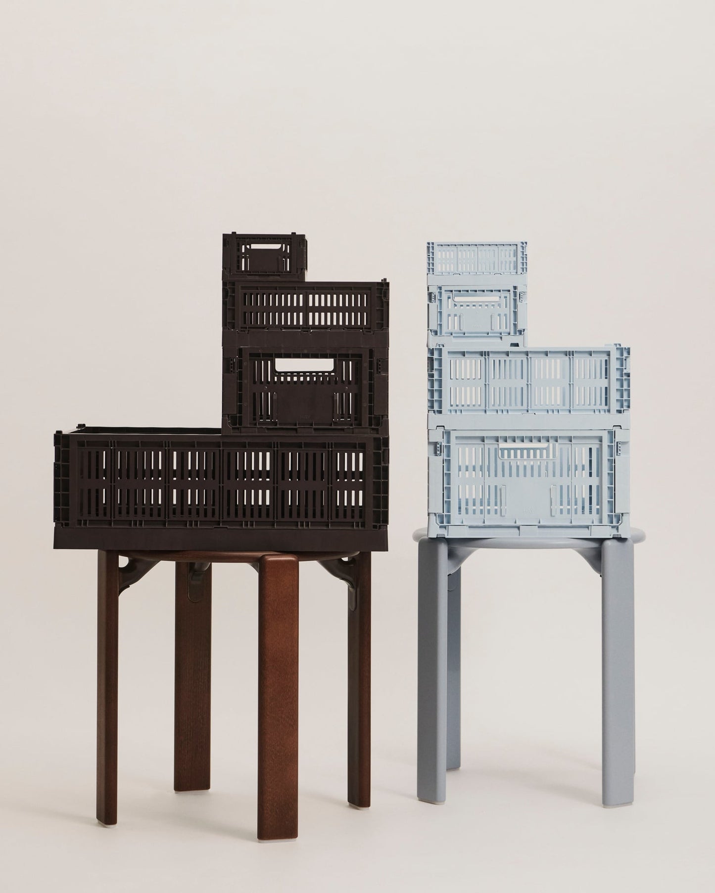 Colour Crate, S, recycled plastic, bordeaux