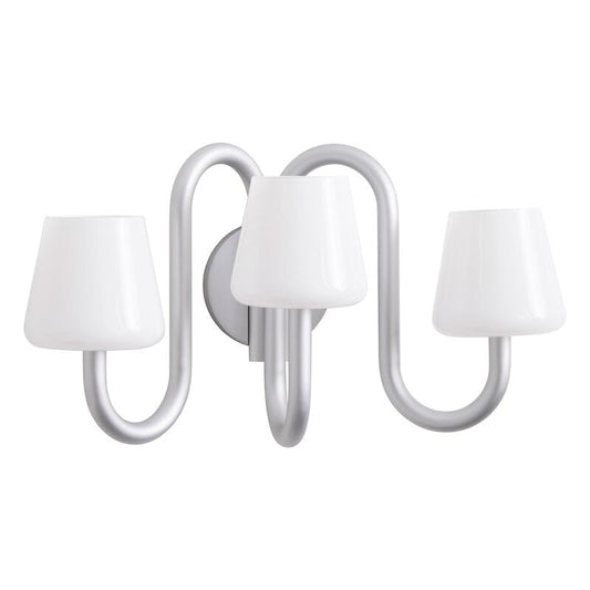 Apollo wall sconce by HAY #white opal glass #