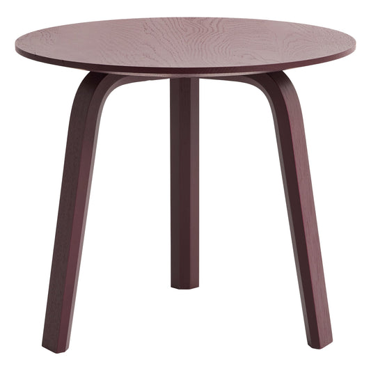 Bella coffee table 45 cm, low, dark bordeaux