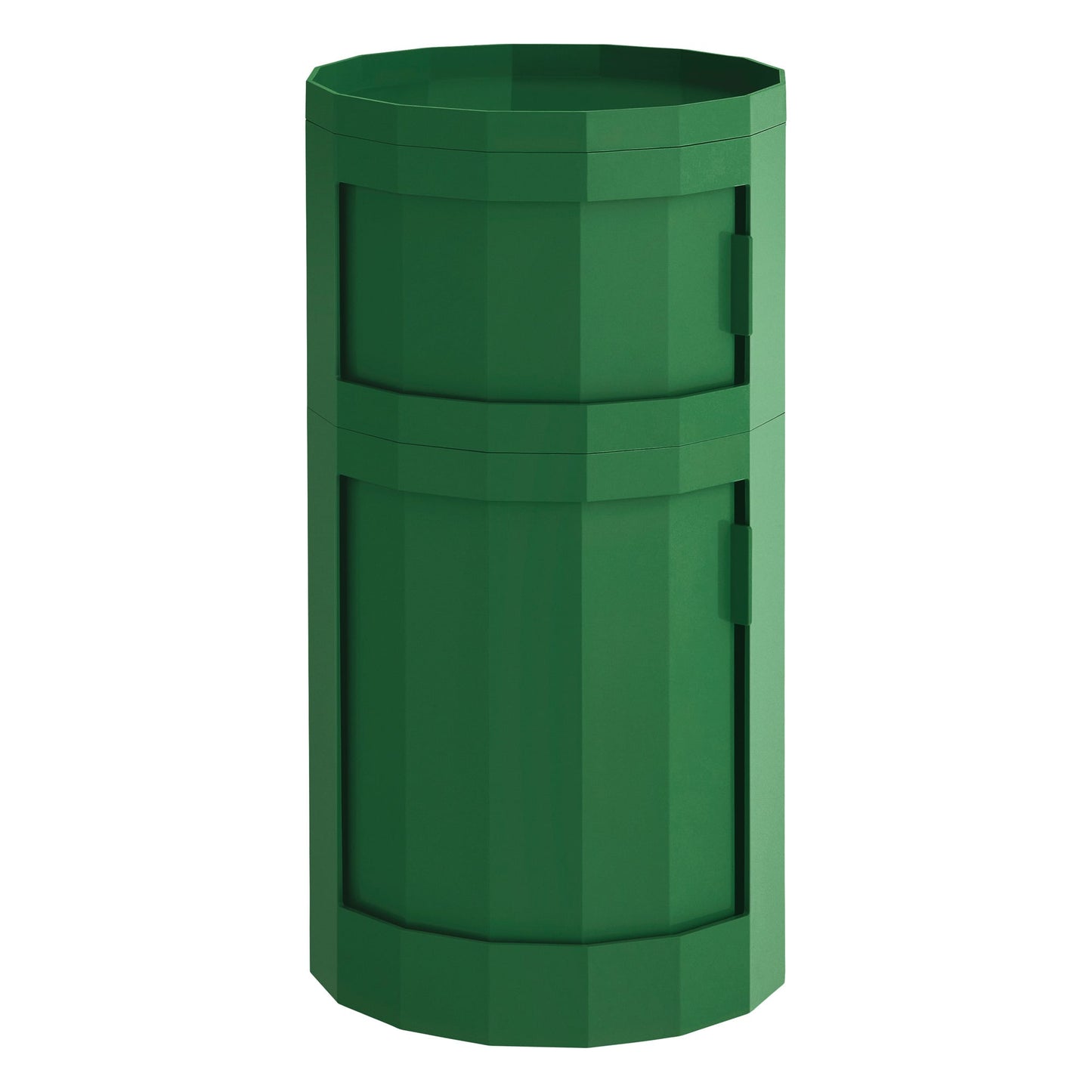 Facet cabinet 110, incl. feet and castors, spinach green