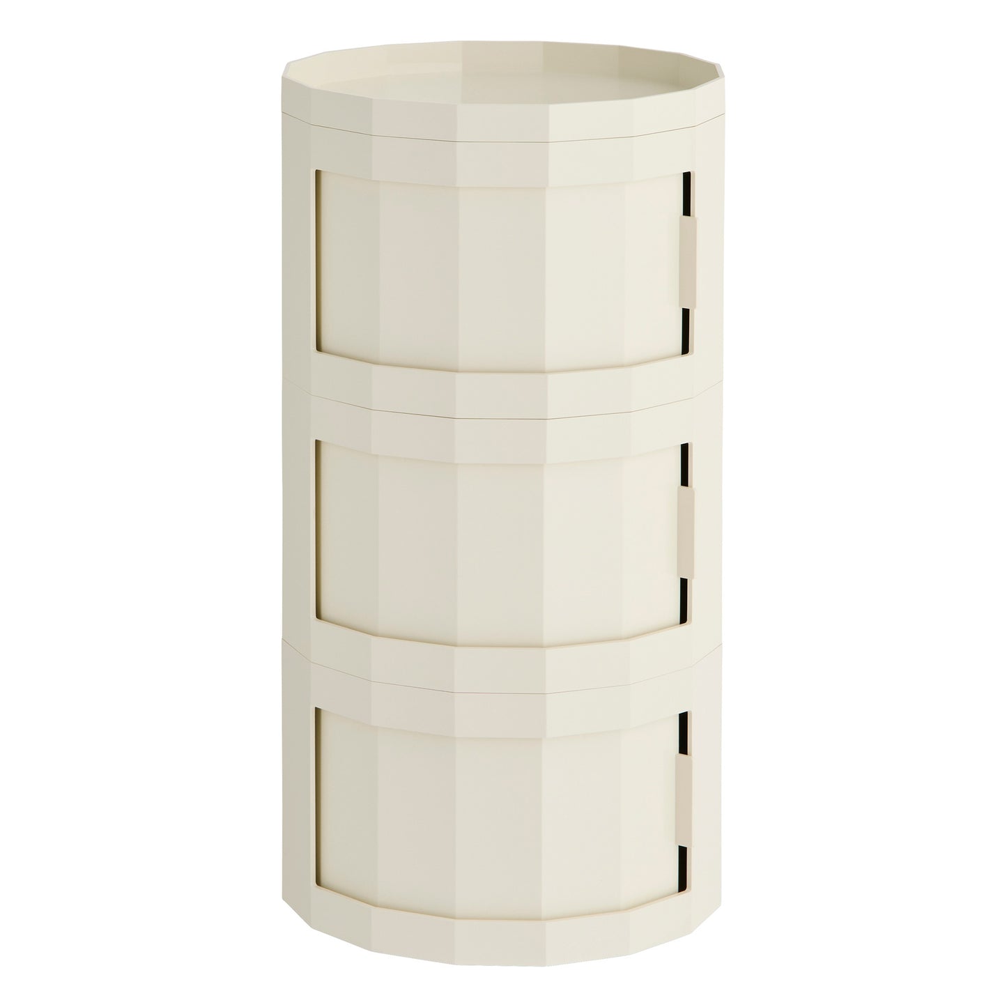 Facet cabinet 30, three doors, eggshell