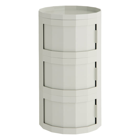 Facet cabinet 30, three doors, misty grey