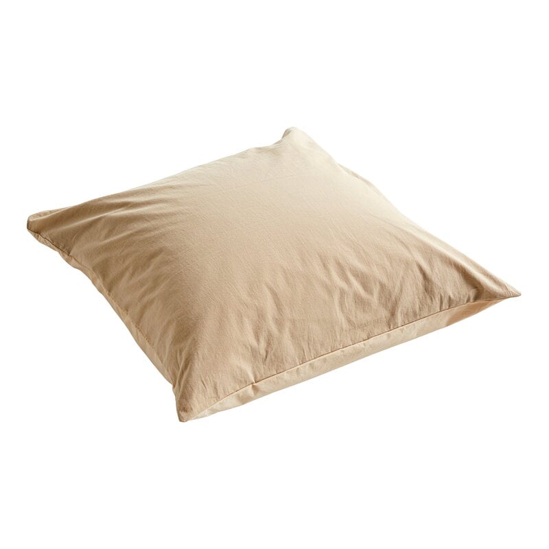 Duo pillowcase by HAY #cappuccino #80 x 80 cm