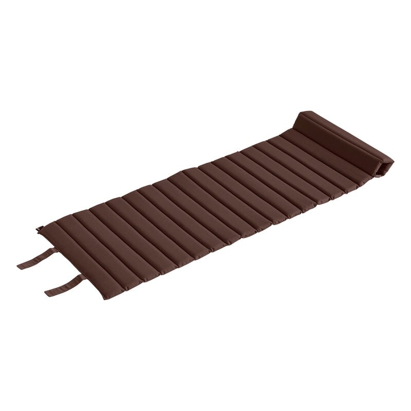 Crate Quilted cushion for lounge chair by HAY #iron red #