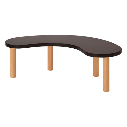 Worm coffee table, large, brown - beech