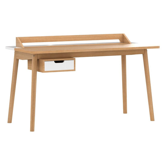 Honore desk by Hartô #oak - white #