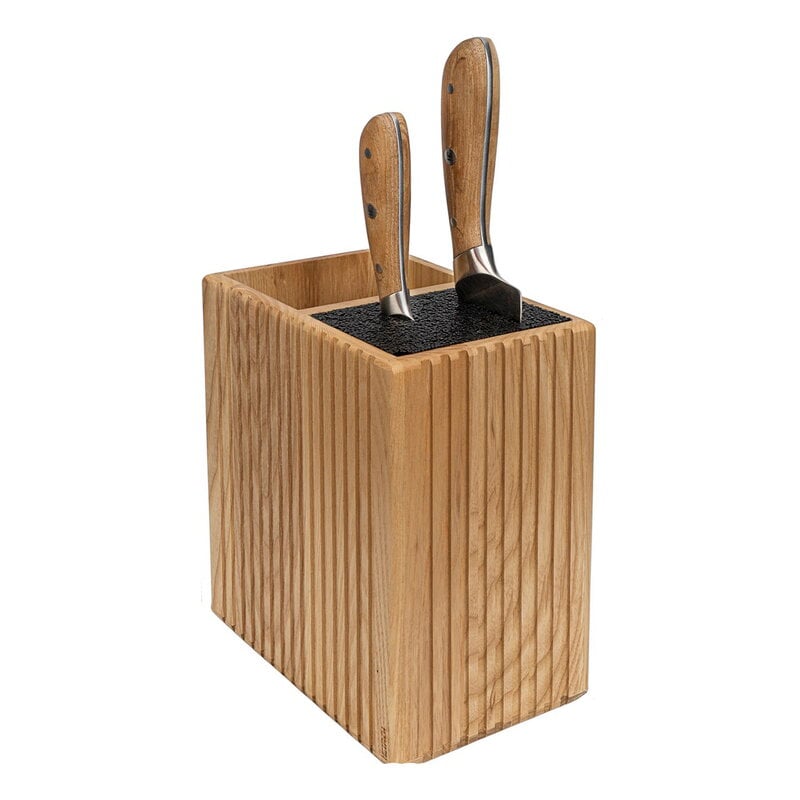 Woody knife block/utensil holder by Heirol #ash #