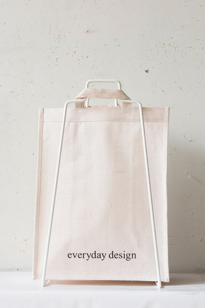 Helsinki bag holder, white
