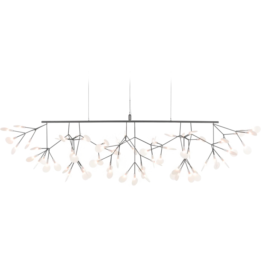 Heracleum III Linear Pendant Lamp by Moooi #Nickel