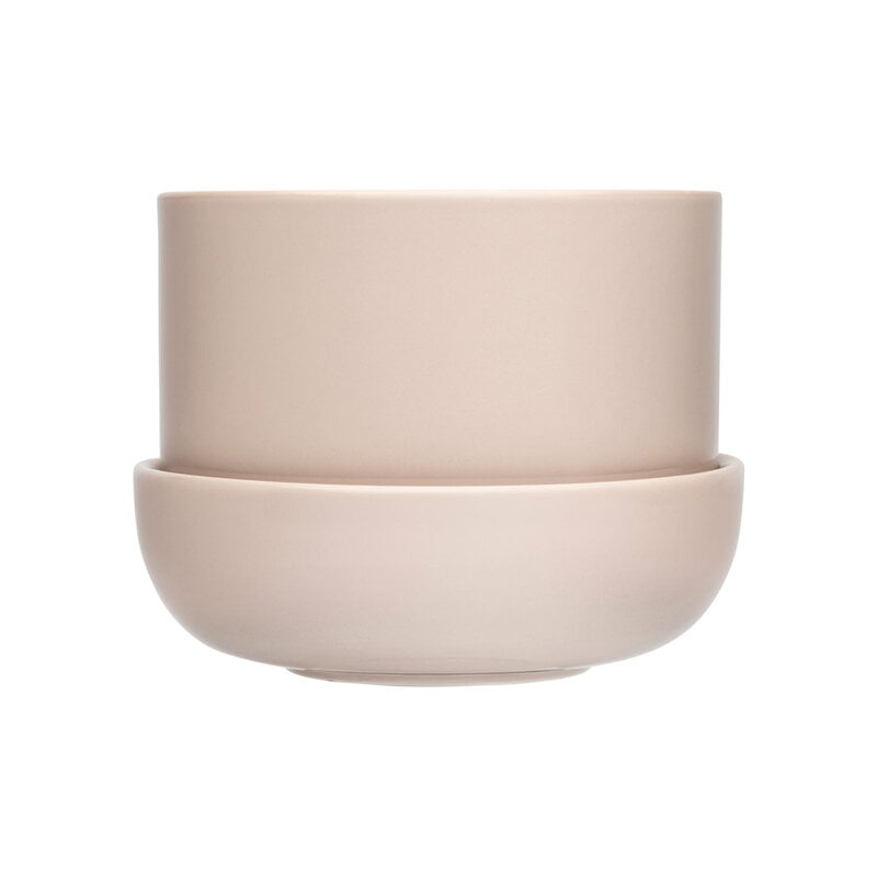 Nappula plant pot with saucer 170 x 130 mm by Iittala #beige #